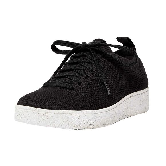 Fit Flop Womens/Ladies Rally E01 Knitted Sneakers / Black